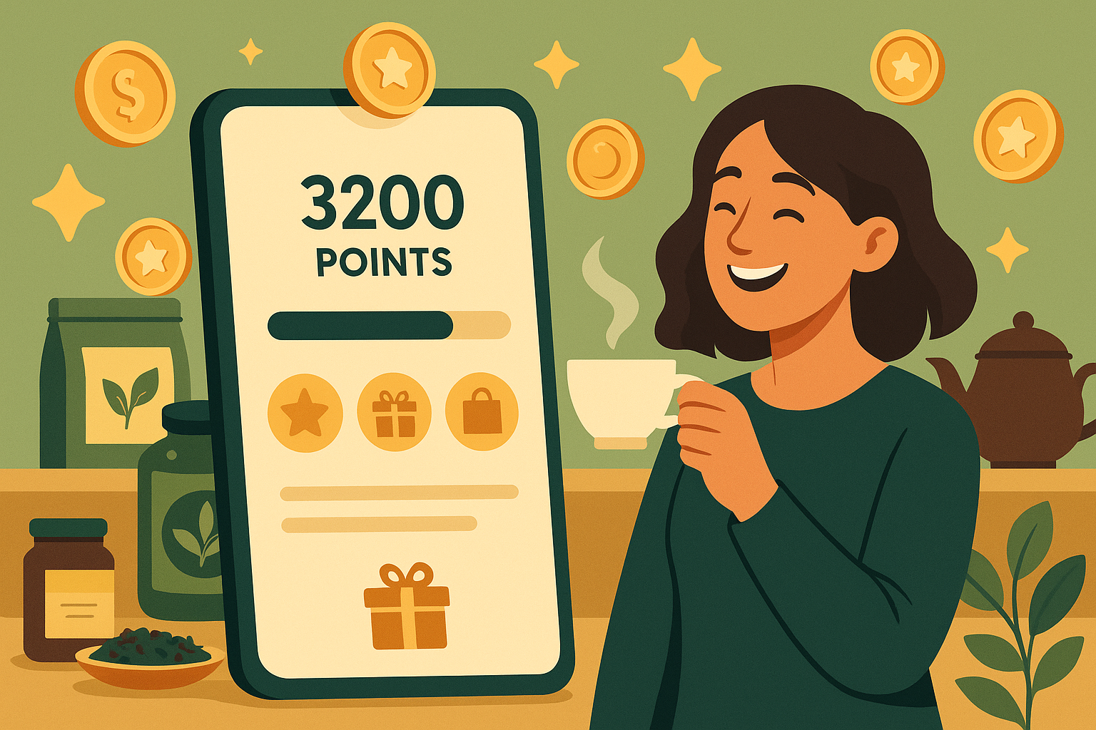 earn points for shopping